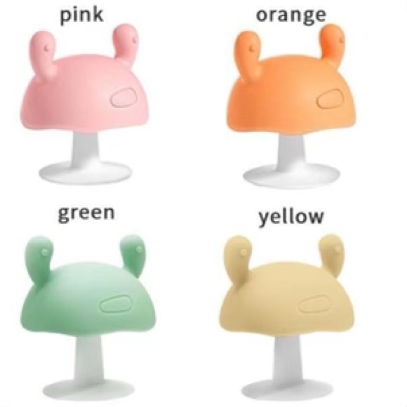 Apolo Mushroom Silicone Breast-Shaped Skin Like Soothing Pacifier Teether - Picture 3 of 3